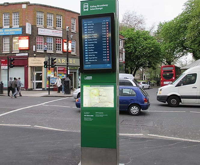 Bus interchange totem