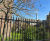 London community garden secured with vertical bar railings 9