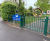 Bow top anti-trap fencing in bright colours for Stockport primary school 5