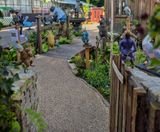 Resin bound flooring was provided for @robertjamesworkshop, RHS Chelsea - on this page