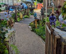 Resin bound flooring was provided for @robertjamesworkshop, RHS Chelsea
