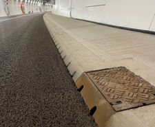 ACO Combined Kerb Drainage Solution Lines Silvertown Tunnel