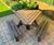 Triangle Picnic Table - recycled plastic outdoor seating for six people 1