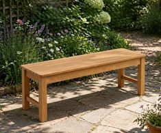 Winawood Backless Bench - recycled plastic outdoor seating for gardens