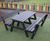 Standard Picnic Table With Backrests - recycled plastic outdoor seating 2