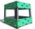 Freestanding Climbing Square - recycled plastic outdoor climbing frame 0