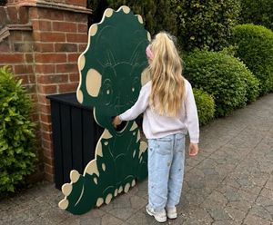 Character Bins - recycled plastic outdoor playground litter bin