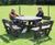 Octagonal Picnic Table With Backrests - recycled plastic outdoor seating 0