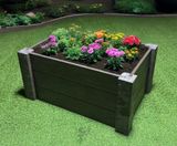 Small Raised Beds - recycled plastic garden planter for soil or grass - on this page