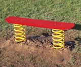 Skateboard Springer - recycled plastic playground spring rocker for kids - on this page
