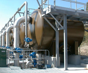 Sand Filters -  filtration units for suspended solids and turbidity removal