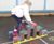 Nursery Freestanding Trim Trail - timber play trail for balance skills 1