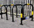 Reflective Sheffield Cycle Stand Set 1