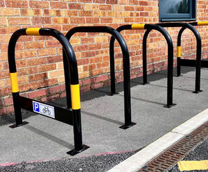 Reflective Sheffield Cycle Stand Set