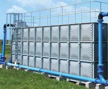 GRP Sectional Water Tanks - modular glass reinforced water storage tanks
