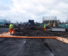 Lotrak® Alarm18 high-visibility woven PP geotextile