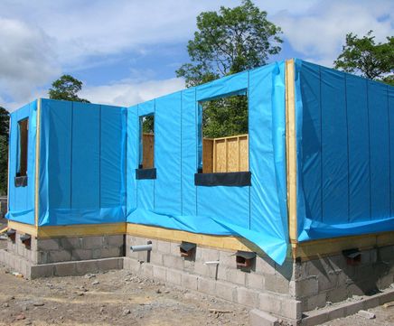 FrameTX® breather membrane for wall construction