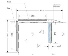 NEW Heavy-Duty Surface Mounted Stair Nosings - Quantum Flooring Accessories
