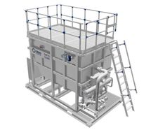 OSSO DAF15 - dissolved air floatation system for FOG removal