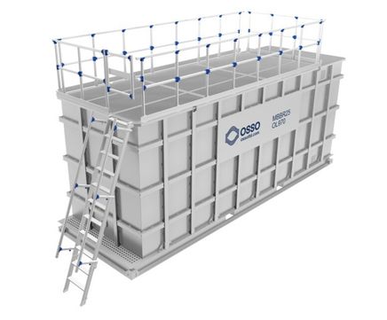 OSSO MBBR 25/18  - modular HDPU bio-reactor for wastewater treatment
