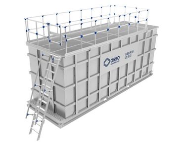 OSSO MBBR 25/18 - modular HDPU bio-reactor for wastewater treatment