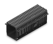 RECYFIX MONOTEC ULTRA - heavy-duty channel drainage with iron grating