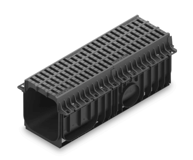 RECYFIX MONOTEC ULTRA - heavy-duty channel drainage with iron grating