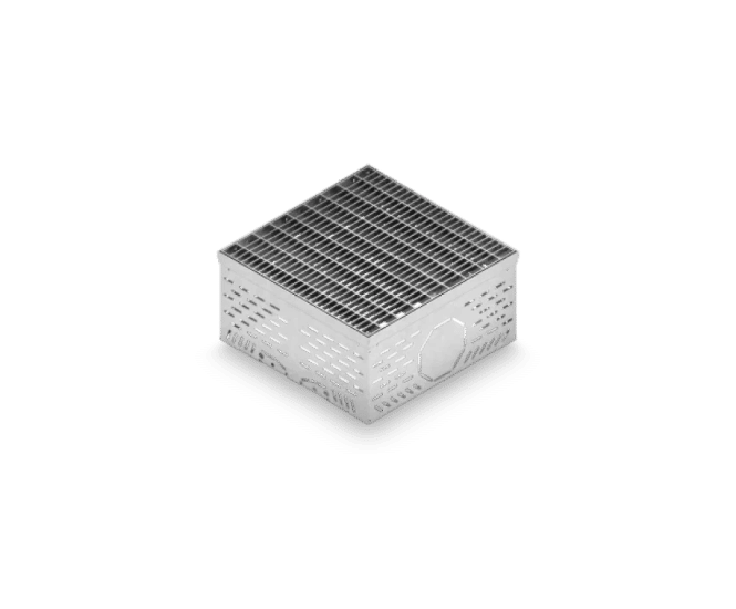DACHFIX POINT - steel point drain for flat roofs, balconies and terraces