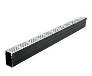 E-TEC Slimline Threshold Drainage Channel - aluminium outdoor drain