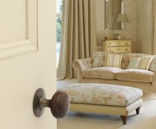 Arbor Range - wood and brass door and window fittings