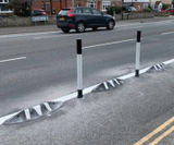 Orca MKII Cycle Lane Separator - recycled rubber road safety divider - on this page