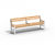 Tee - contemporary modular street furniture range 0