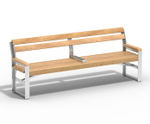 Tee - contemporary modular street furniture range