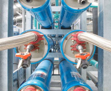 Reverse Osmosis - water purification system for industrial water reuse