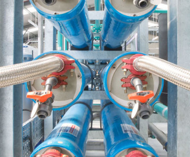 Reverse Osmosis - water purification system for industrial water reuse