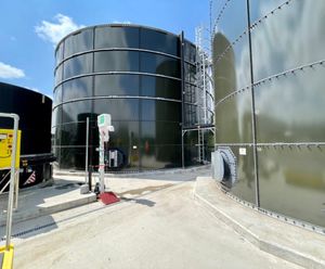 Effluent balancing & storage tanks for industrial wastewater flow control
