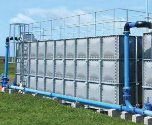 GRP Sectional Water Tanks - modular glass reinforced water storage tanks