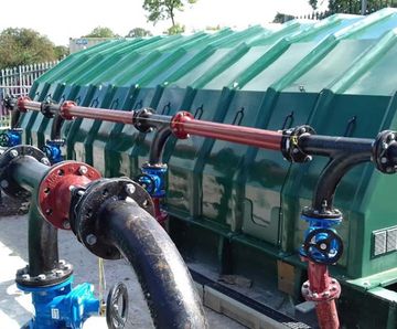 RoBeC - grp sewage treatment plant for biological wastewater cleaning