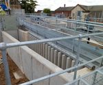 Crossflow Grit Detritor - steel tank for grit removal in wastewater plants