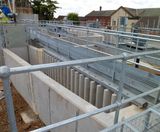 Crossflow Grit Detritor - steel tank for grit removal in wastewater plants - on this page