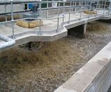 Vertical Aerator - steel wastewater tank mixer for bridge or pontoon use - on this page
