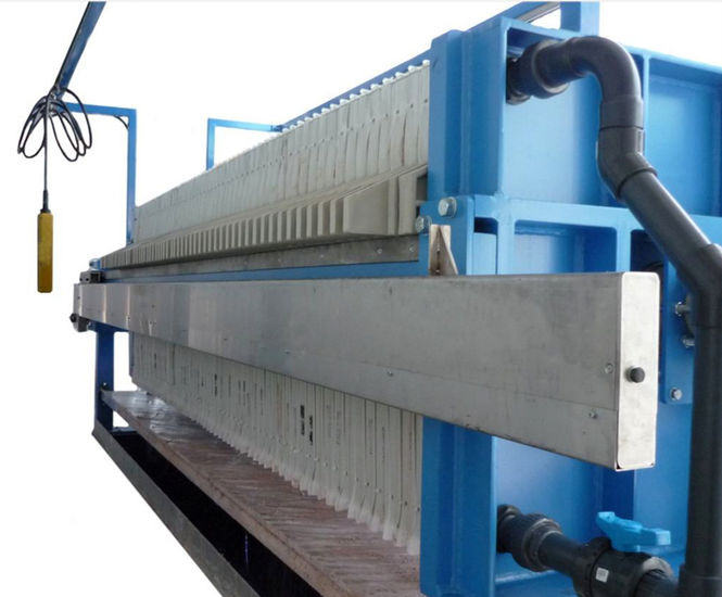 CFP Filter Press Units - steel sludge dewatering system for industry