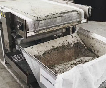 Bandfilter Dewatering Systems - stainless steel liquid filtration unit
