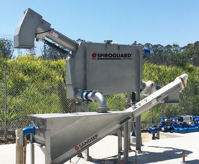 SPIROGUARD® Screen - stainless steel spiral screen for wastewater solids