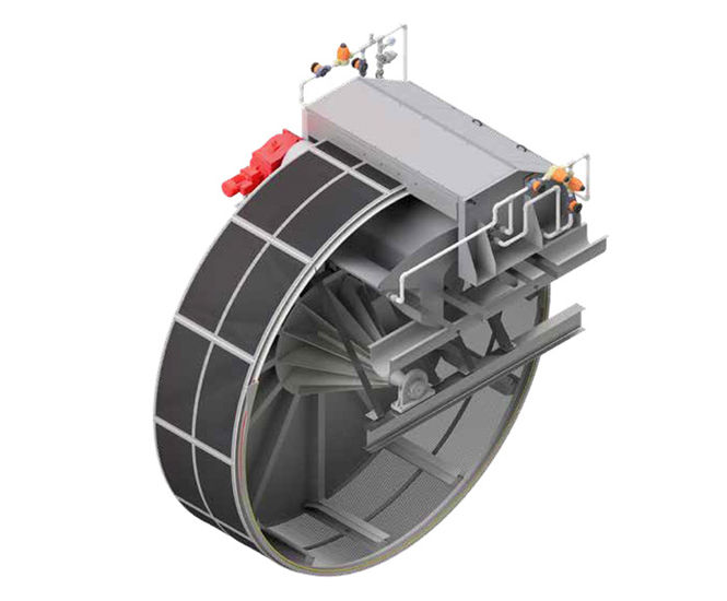 DRUMGUARD - stainless steel water intake and sewage screening system