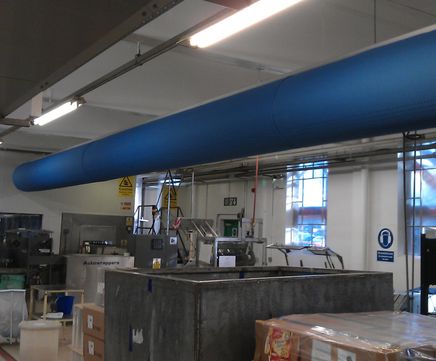 Cooling/refrigeration fabric ducting systems