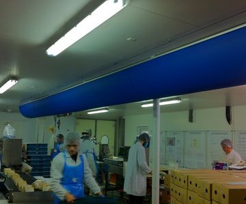 Prihoda Fabric Ducts - fabric air ducts for food industry ventilation