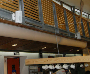Fabric ducting for the Eden Project restaurants