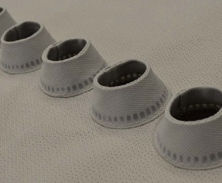 Heating fabric duct systems