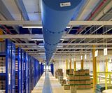 Fabric diffusers for Clarks shoe production facility - on this page